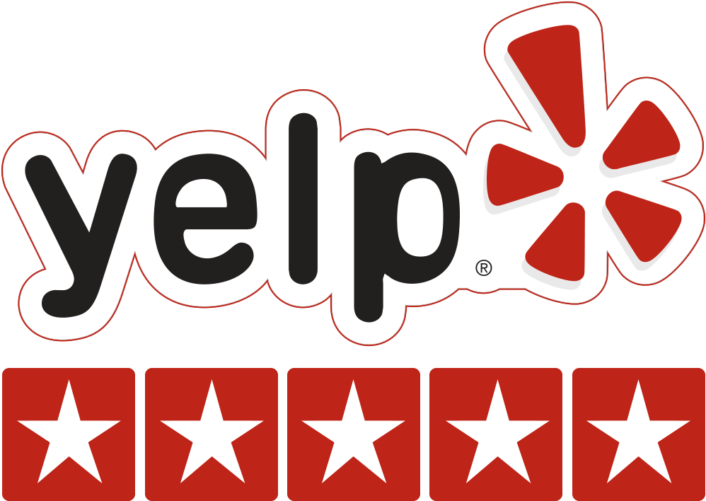 YELP 5 stars rating logo